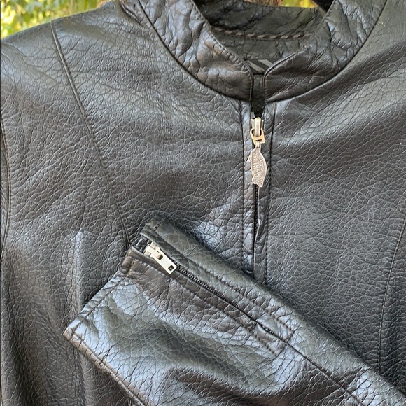 Vans Black Leather Jacket - Picture 4 of 7